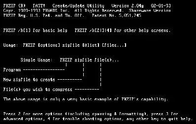 pkzip dos